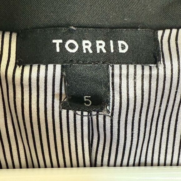 Torrid Black Blazer Jacket Size 5X - Picture 3 of 6
